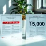 Ubezpieczyciel 7 500 EUR, a rzeczoznawca MOTOEXPERT 15 000 EUR