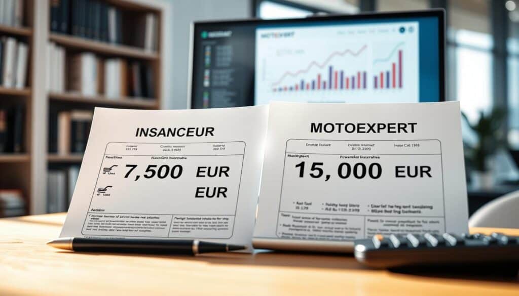 Ubezpieczyciel 7 500 EUR, a rzeczoznawca MOTOEXPERT 15 000 EUR