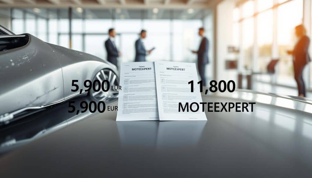 Ubezpieczyciel 5 900 EUR, a rzeczoznawca MOTOEXPERT 11 800 EUR