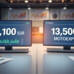 Ubezpieczyciel 7 100 EUR, a rzeczoznawca MOTOEXPERT 13 500 EUR