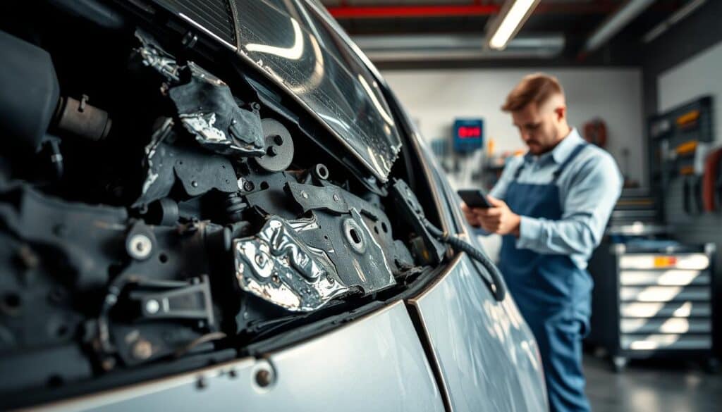 uszkodzenie mechaniczne pojazdu