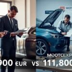 Ubezpieczyciel 5 900 EUR, a rzeczoznawca MOTOEXPERT 11 800 EUR