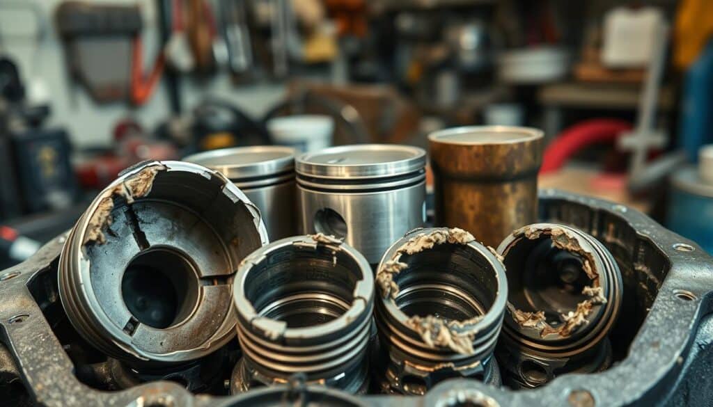 uszkodzenia tłoków i cylindrów uszkodzenia tłoków i cylindrów