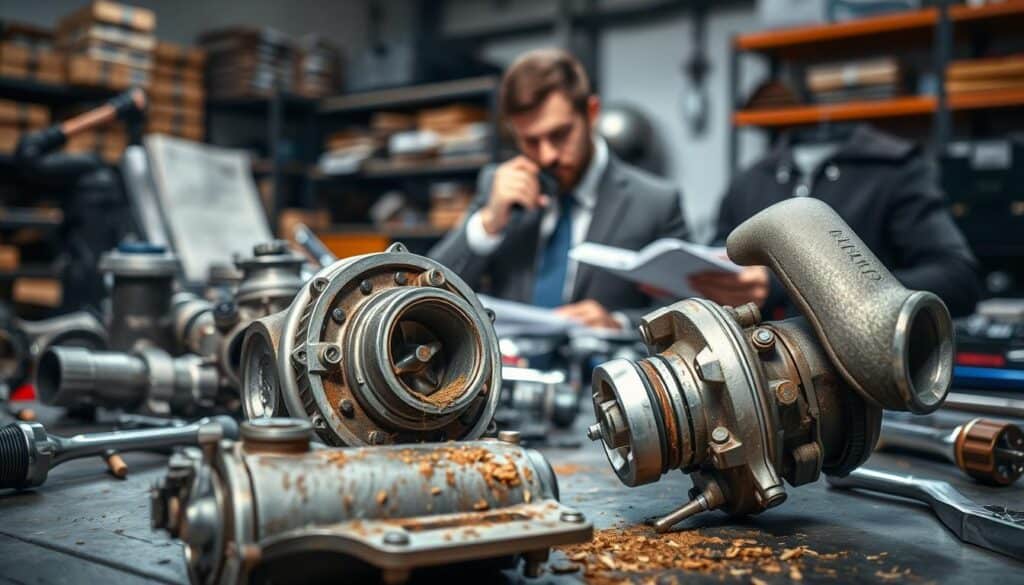 wycena uszkodzeń turbo i silnika