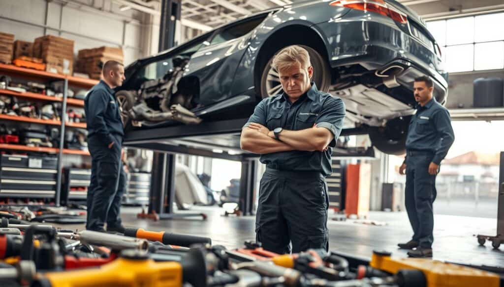Warsztat uszkodził auto przy naprawie