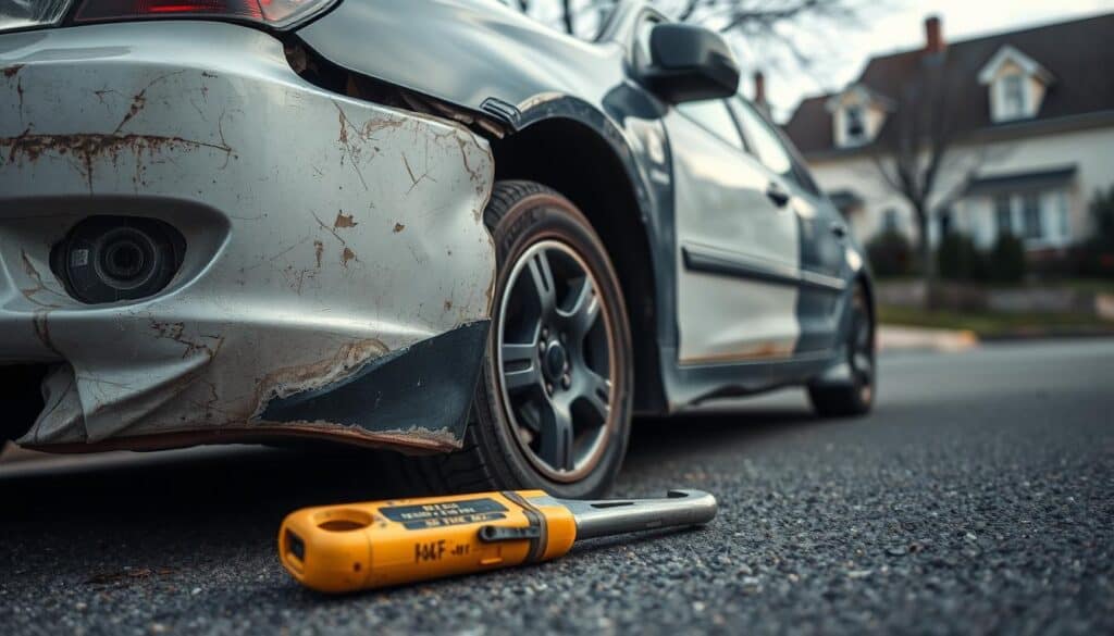Źle naprawione auto prywatne