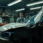 Auto po źle wykonanej naprawie w Niemczech