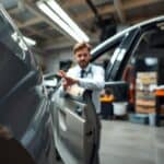 Auto po źle wykonanej usłudze blacharskiej